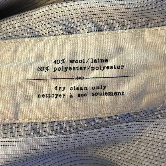 Cartonnier Anthropologie gray wool blend double breasted jacket - Picture 8 of 9